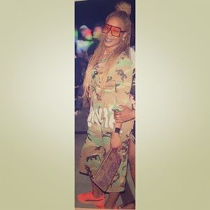 Army fatigue Jump suit